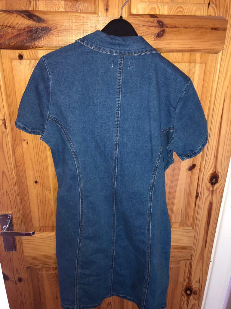 in the style dani dyer denim dress